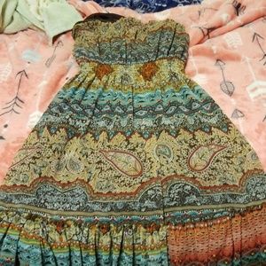 Strapless dress